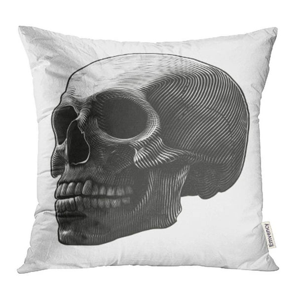 Tattoo Skeleton Horror Printed Decorative Cushion Cover Home Decor Pillow Case